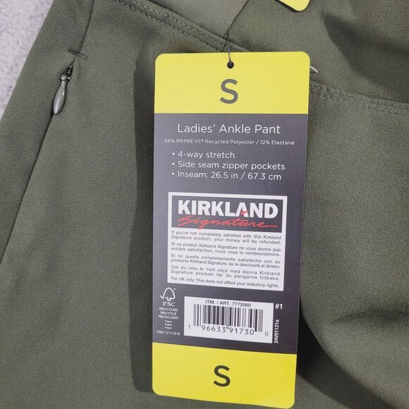 NEW Kirkland Signature Women's S Ladies Ankle Pants // 26CT - Picture 6 of 7